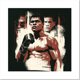 Muhammad Ali art illustration Posters and Art